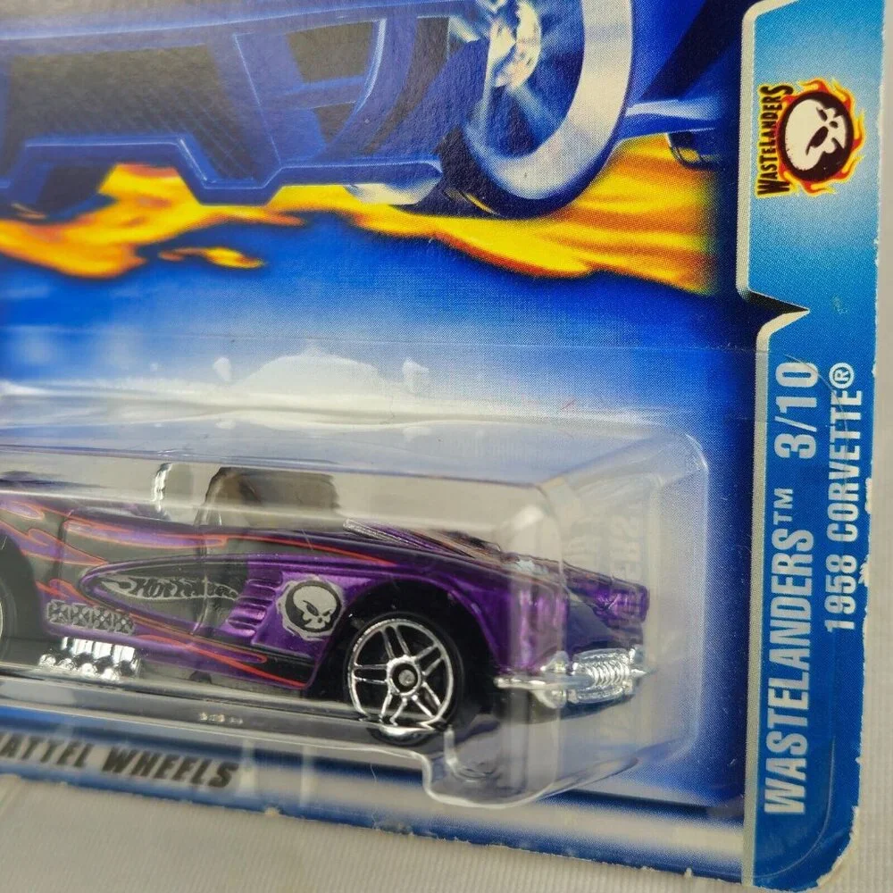 2003 Hot Wheels #151 Wastelanders 1958‎ Chevy Corvette - MINT - (K230)